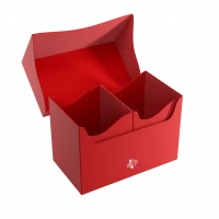 Ilustracja produktu Gamegenic: Double Deck Holder 200+ XL - Podwójne Pudełko na Karty - Red